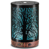 JOYOLO difusor metal frontal mostrando diseño elegante y función humidificadora