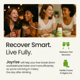 Joyrise cápsulas en primer plano, fáciles de tragar y portátil