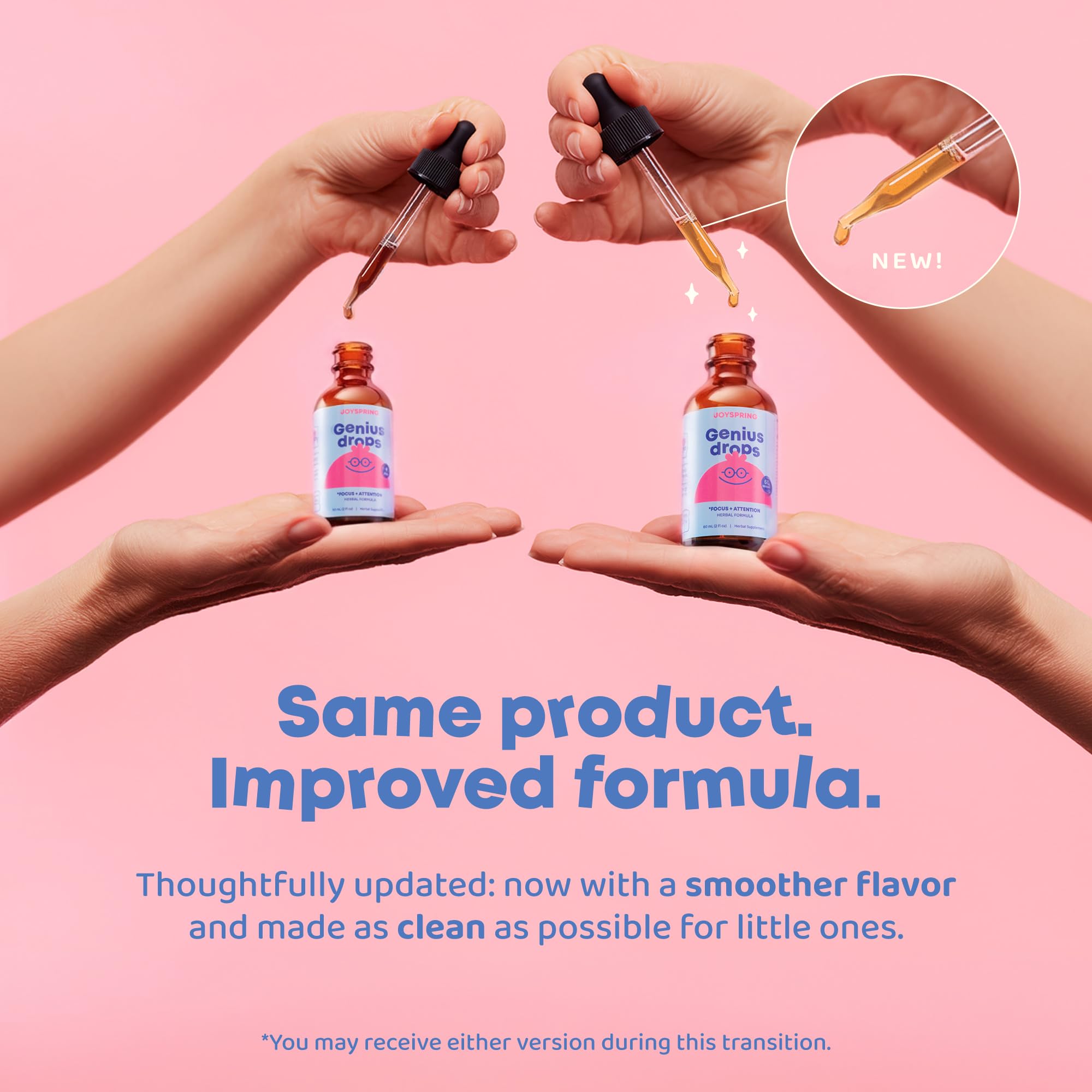 JoySpring detalle de etiqueta con ingredientes y claridad informativa