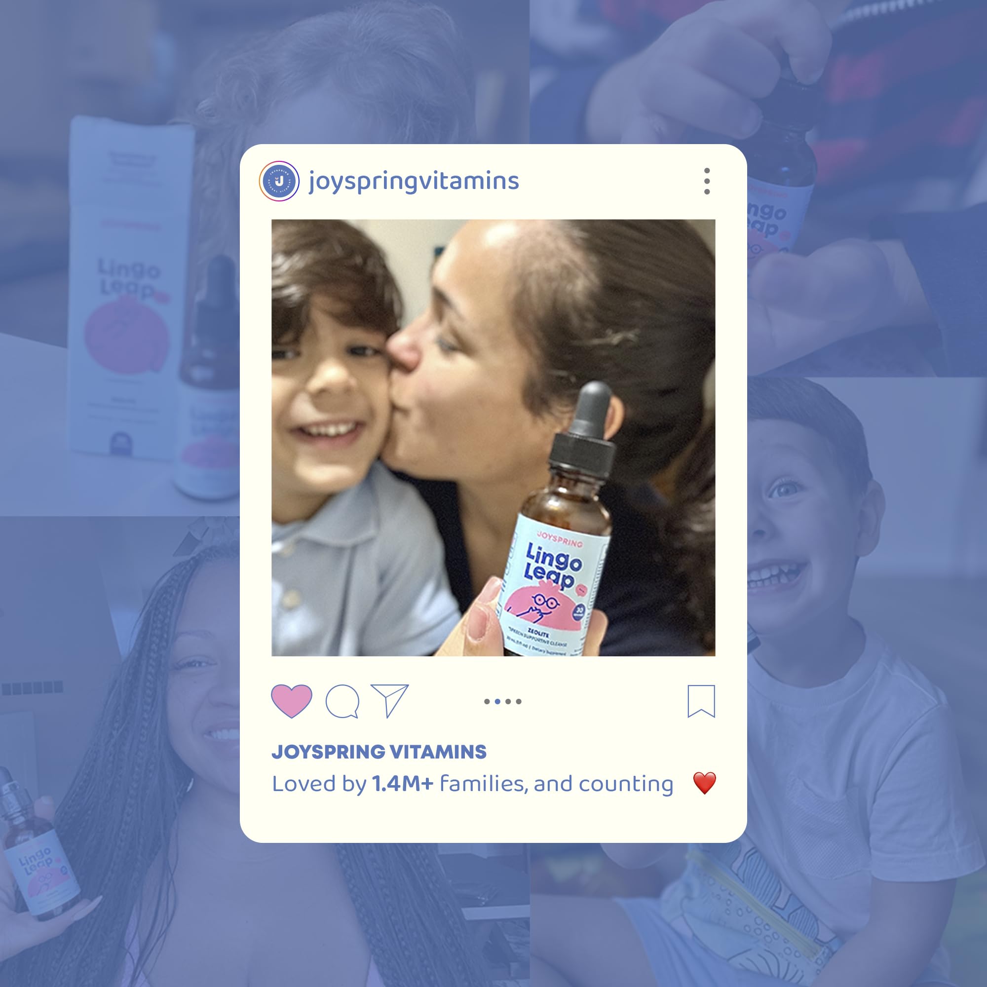 JoySpring empaque con sello cGMP y origen USA, garantía de calidad