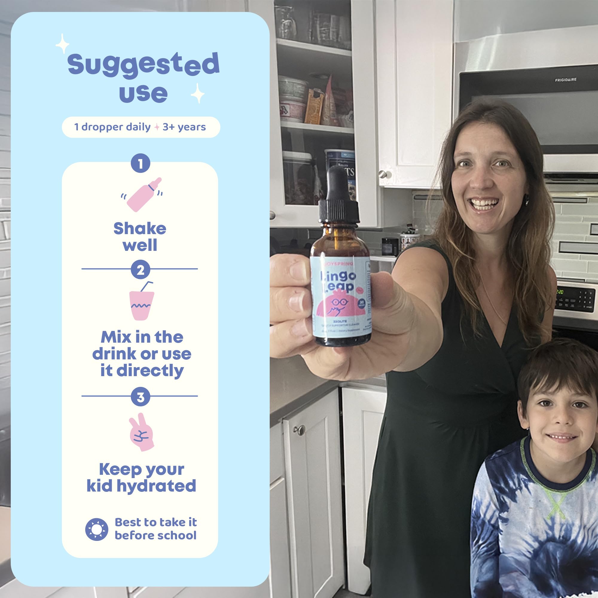 JoySpring primer plano de polvo/partículas representando zeolita clinoptilolita
