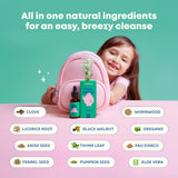 JoySpring gotas mezcladas en jugo para aceptación infantil