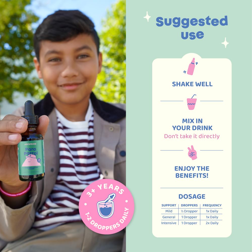 JoySpring frasco junto a objetos para comparar tamaño