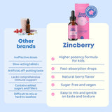 JoySpring textura del líquido de ZincBerry sin azúcar, de fácil absorción