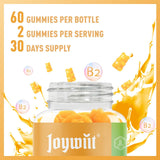 joywiit frasco abierto con gominolas volcadas, conveniencia de uso inmediato