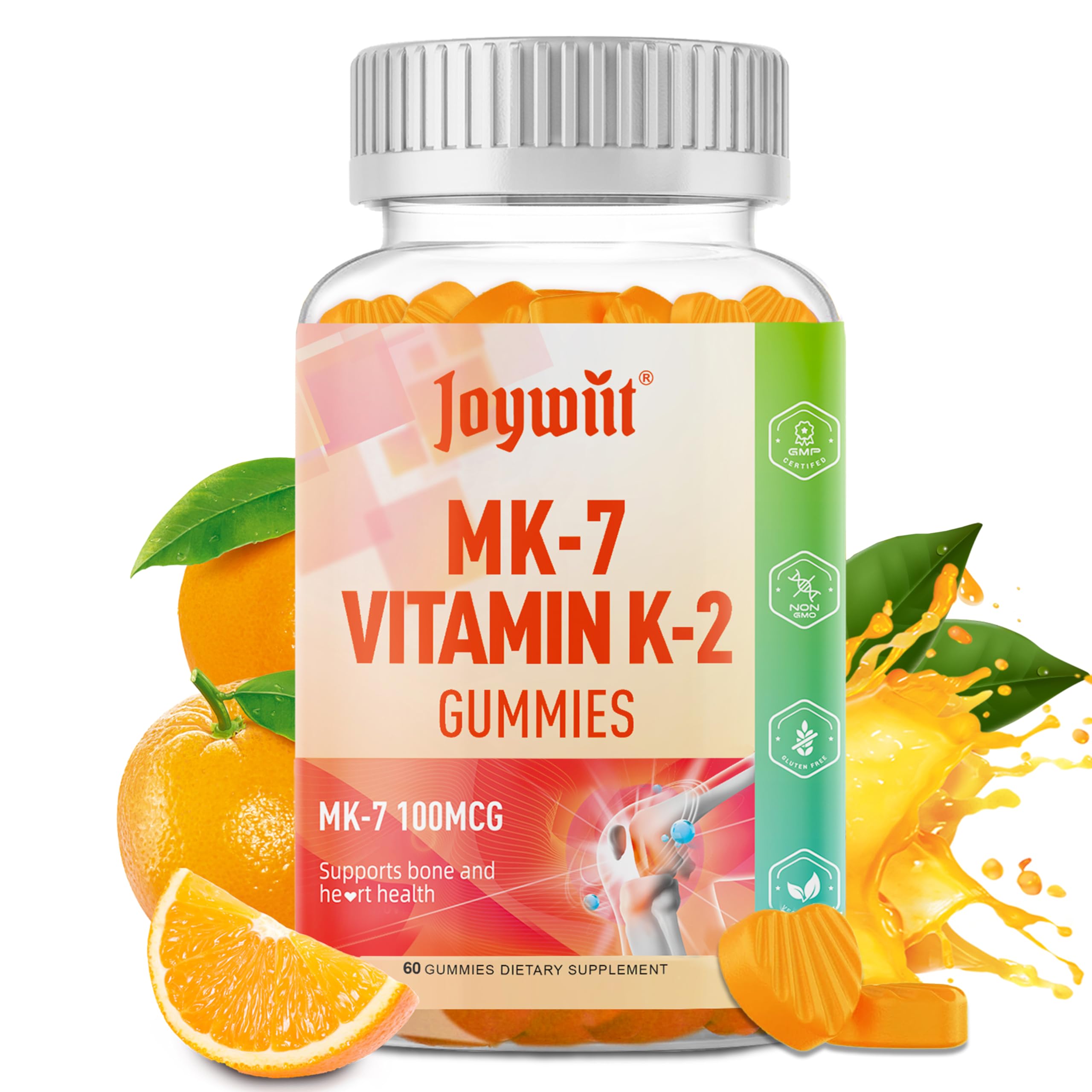 Joywiit envase frontal mostrando 60 gominolas y formato vegano beneficioso