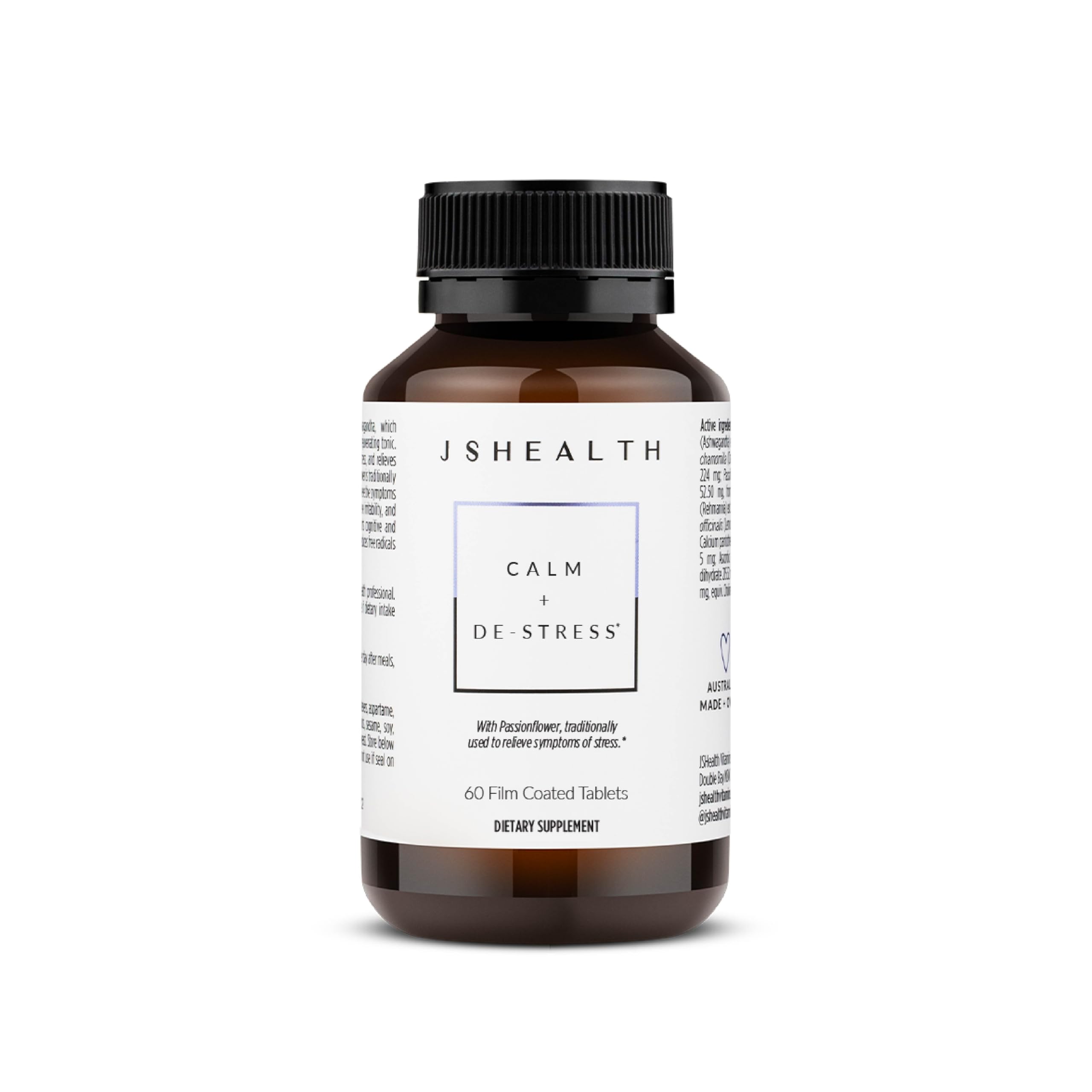 JSHealth frente del empaque mostrando diseño y beneficios claros