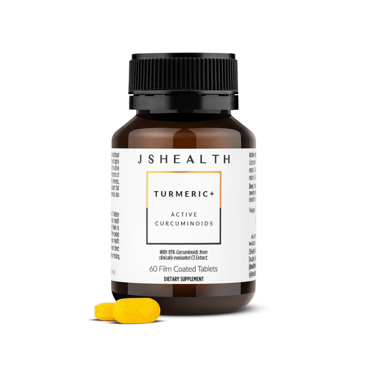 JSHealth envase frontal con C3 Complex y beneficio de apoyo articular