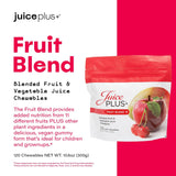Juice Plus+ una gominola en mano fácil de tomar por niños y adultos