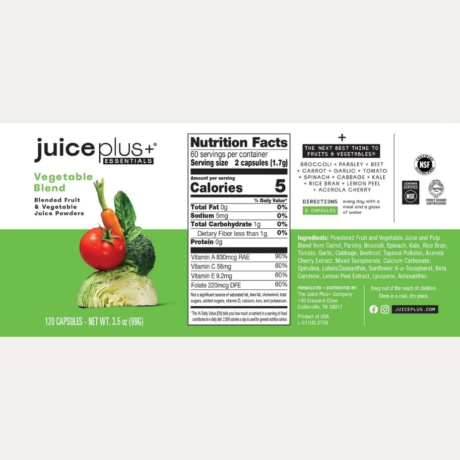 Juice Plus+ persona tomando suplemento diario apoyando rutina saludable
