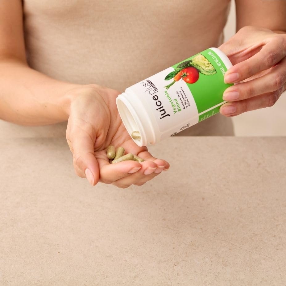 Juice Plus+ polvo verde textura fina para absorción eficiente