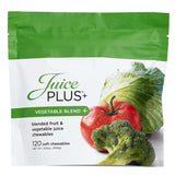 Envase Juice Plus+ Vegetable Blend frente, aporta conveniencia diaria