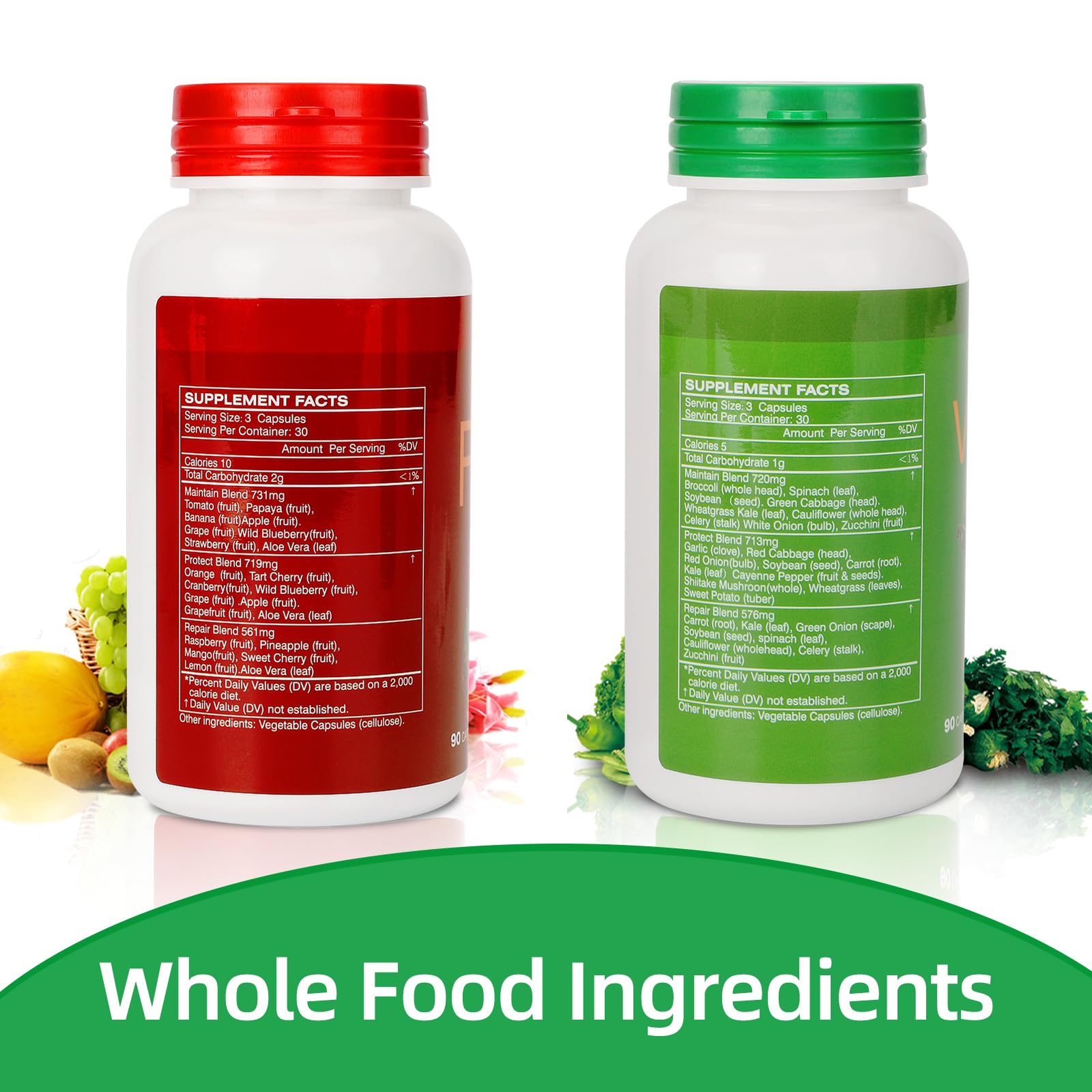 JulyDeer polvo liofilizado de frutas y verduras mostrando conservación nutricional