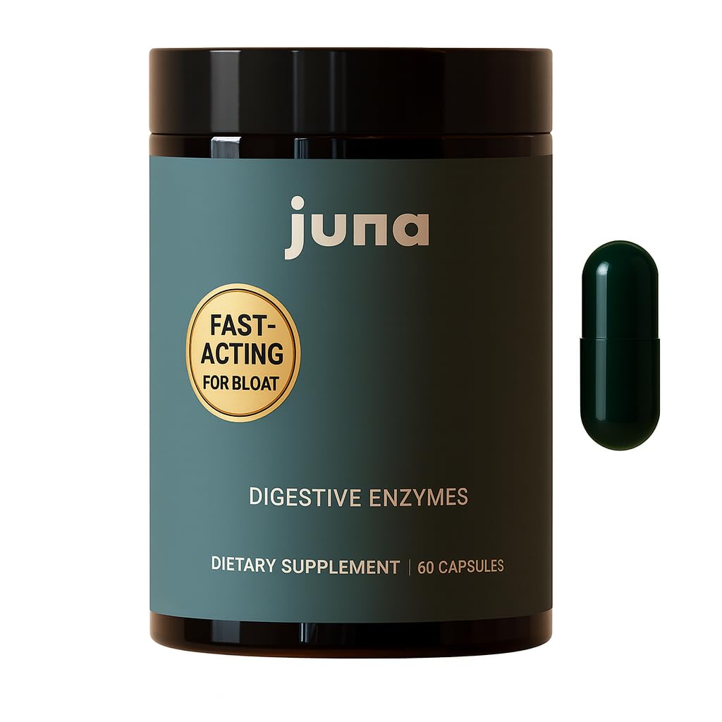 Juna frasco frontal mostrando etiqueta clara y beneficios digestivos