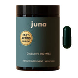 Juna frasco frontal mostrando etiqueta clara y beneficios digestivos