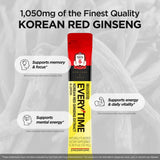 JUNG KWAN JANG etiqueta con lista de ingredientes y concentración de ginseng