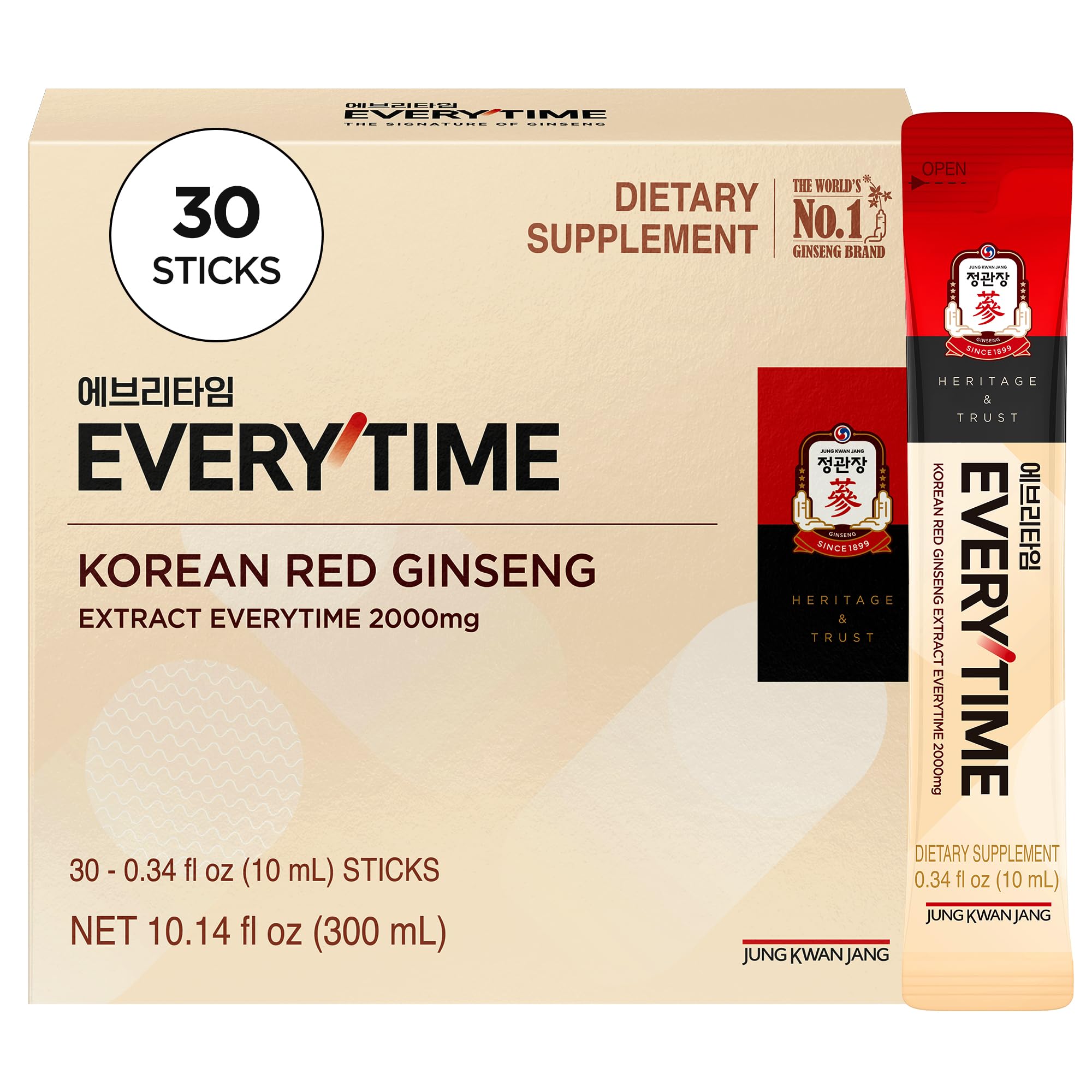 JUNG KWAN JANG frontal del envase mostrando la marca y beneficio portátil