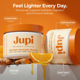 Etiqueta nutricional Jupi con información clara sobre ingredientes y dosis