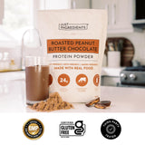 JUST INGREDIENTS batido servido en vaso para consumo inmediato, sabor intenso y energía portátil