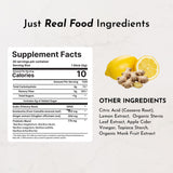 JUST INGREDIENTS stick en mano mostrando tamaño práctico para llevar