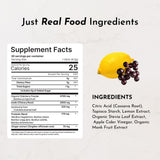 JUST INGREDIENTS stick junto a mano para escala y facilidad de transporte