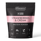 JUST INGREDIENTS frente del envase mostrando etiqueta NSF y beneficios