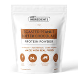 JUST INGREDIENTS envase frontal mostrando etiqueta y sabor cacao cacahuete, claridad de ingredientes