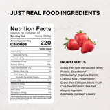 JUST INGREDIENTS tamaño en cucharada porción visual clara fácil medir