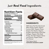 JUST INGREDIENTS comparación de tamaño de porción para control de macros