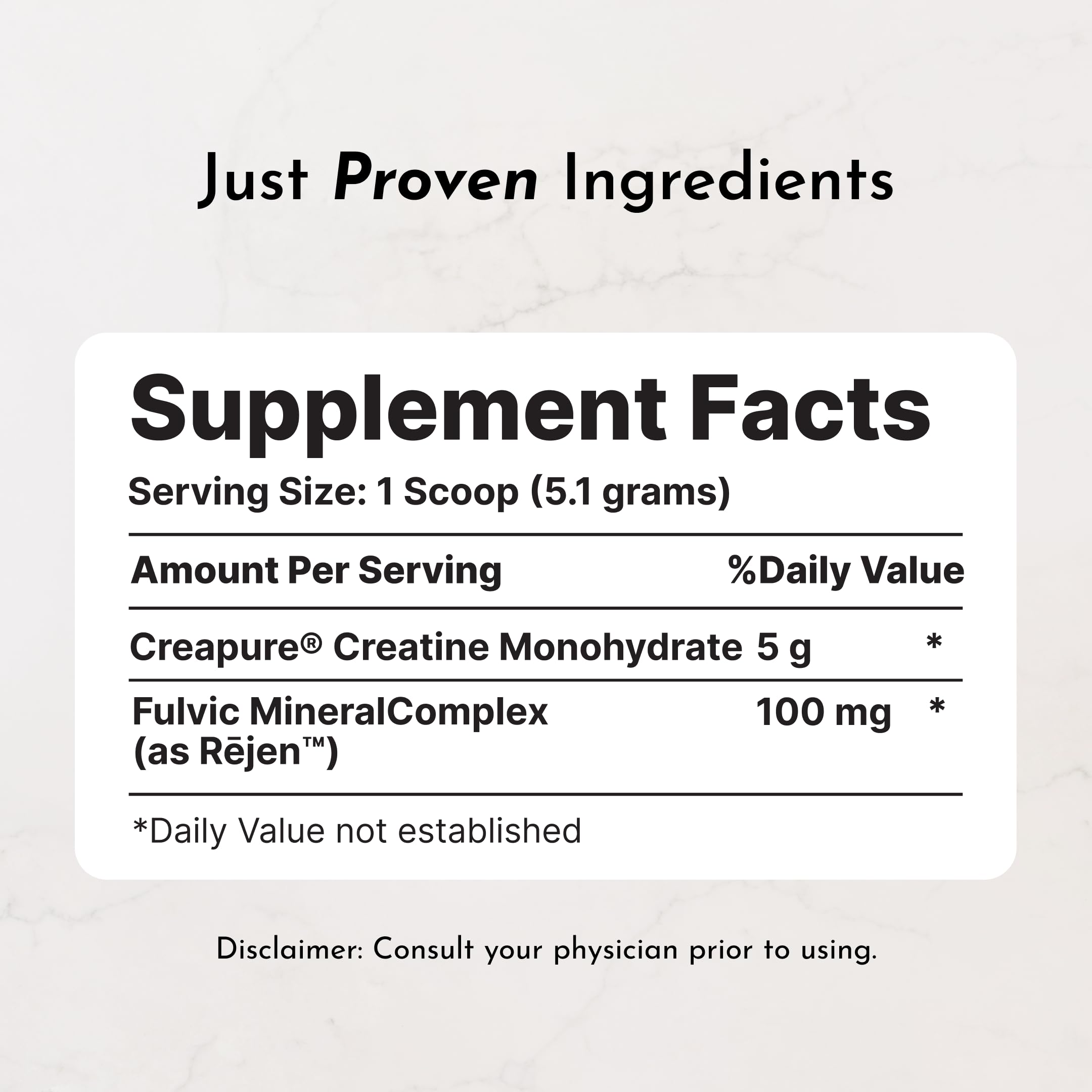JUST INGREDIENTS polvo micronizado detalle de textura para mezcla rápida