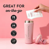 JUST INGREDIENTS batido servido después del ejercicio para recuperación práctica