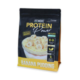 Just Move frente del empaque que muestra sabor banana pudding y beneficios veganos