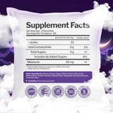 Just Nutrients etiqueta nutricional destacando ingredientes y fabricación en EE. UU.