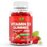 Just Nutrients frasco frontal mostrando 120 gomitas y beneficio de dosis alta