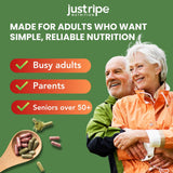 Just Ripe Nutrition producto en cocina, práctico para complementar la dieta diaria