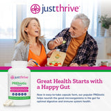 Just Thrive cápsulas abiertas y polvo para comprender ingrediente