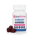 Just Thrive envase frontal con sabor Berry Blast y fácil toma