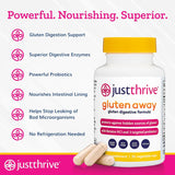 Just Thrive envase en bolso de viaje, ideal para comer fuera