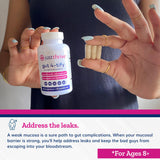 Etiqueta nutricional de Just Thrive Gut 4-tify mostrando ingredientes clave