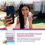 Plantas herbales usadas por Just Thrive mostrando ingredientes naturales