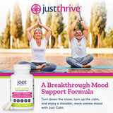 Just Thrive primer plano de textura de cápsula destacando pureza