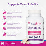 Just Thrive textura en polvo en primer plano, fácil de mezclar y sin alérgenos