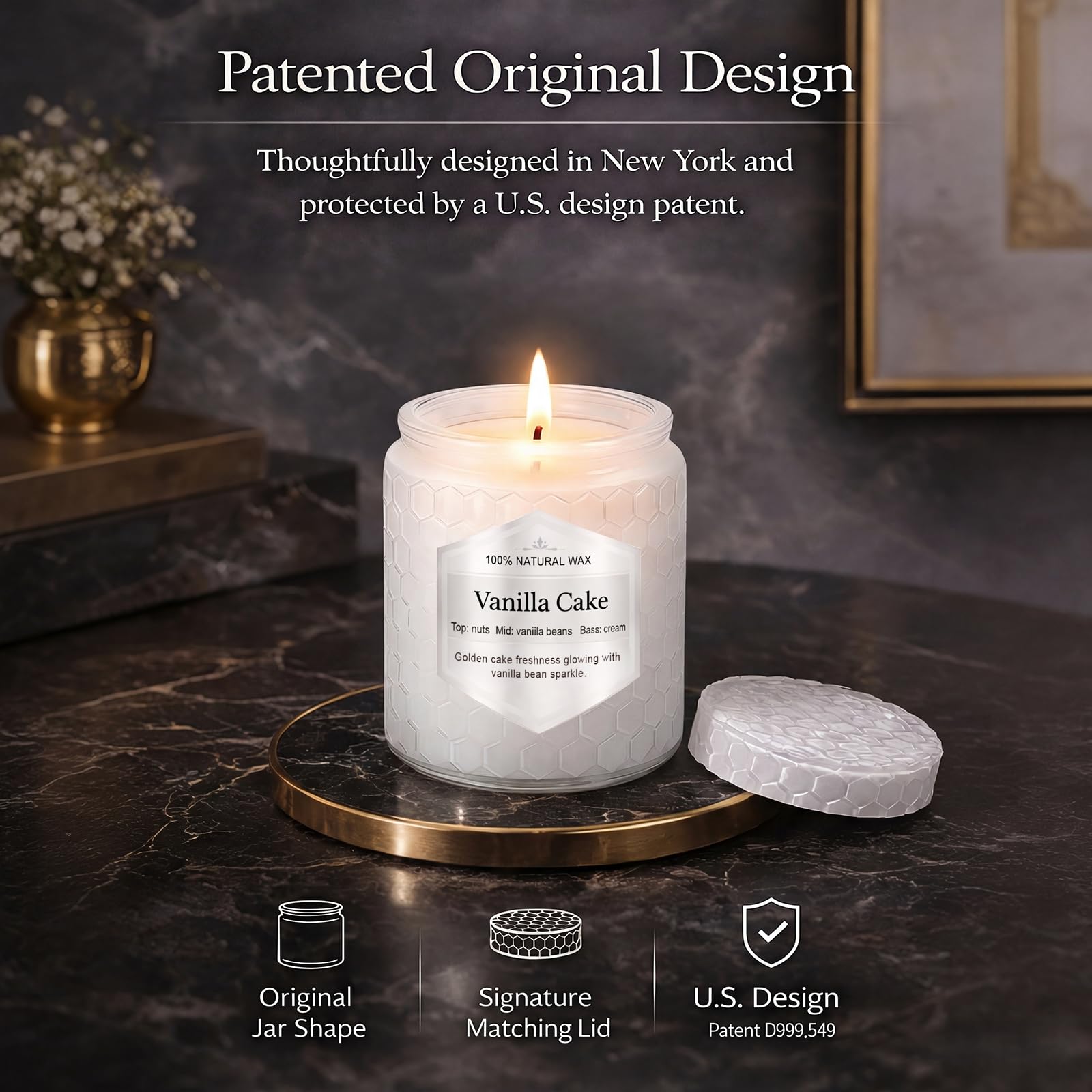 JXDLSQ velas en salón mostrando cómo integran la decoración y aroma