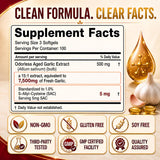 JXSVR cápsula abierta mostrando extracto concentrado y pureza