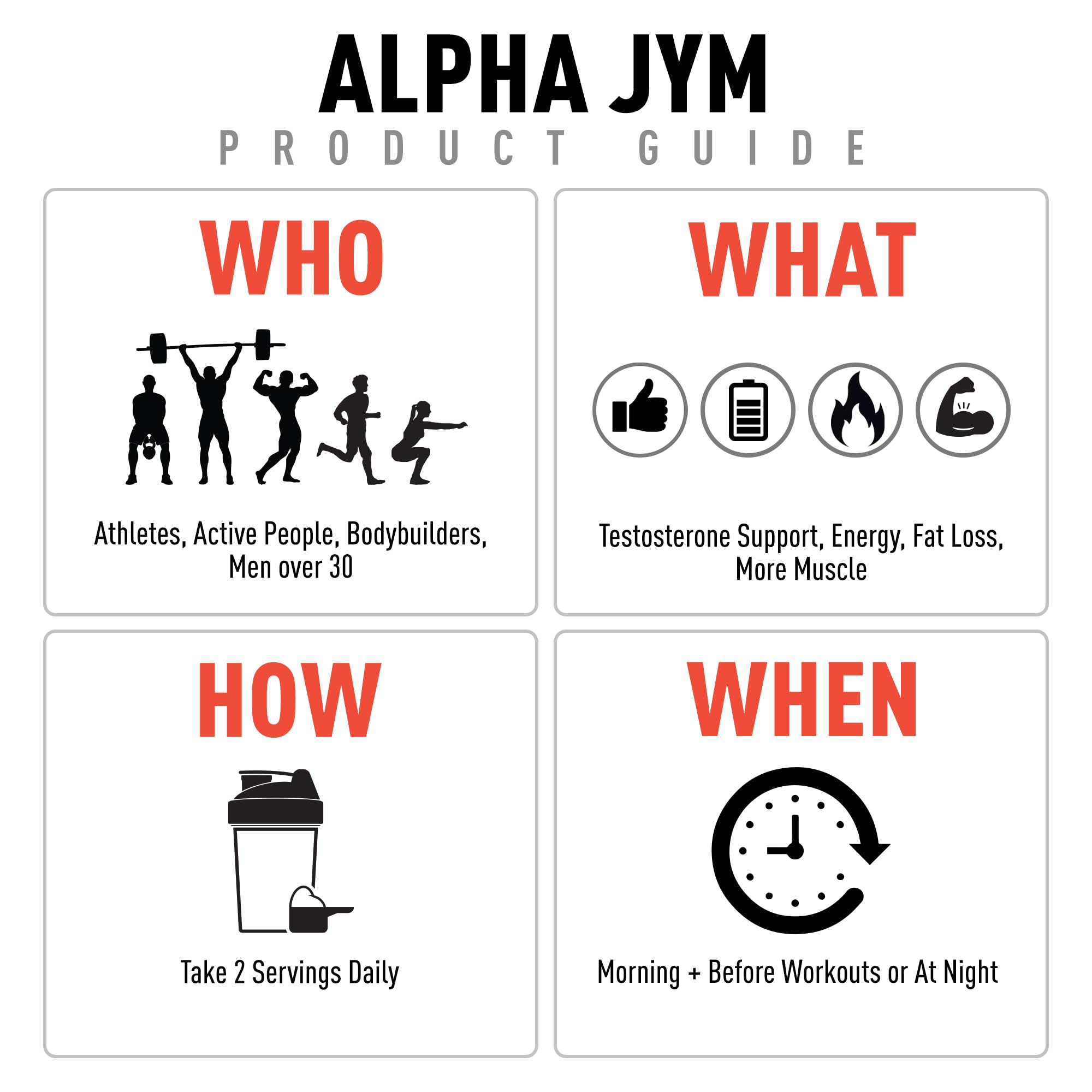 JYM Alpha JYM suplemento en uso antes de entrenamiento para energía y rendimiento
