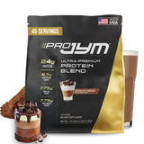 JYM Supplement Science frasco frontal del producto mostrando diseño y cantidad de servicios