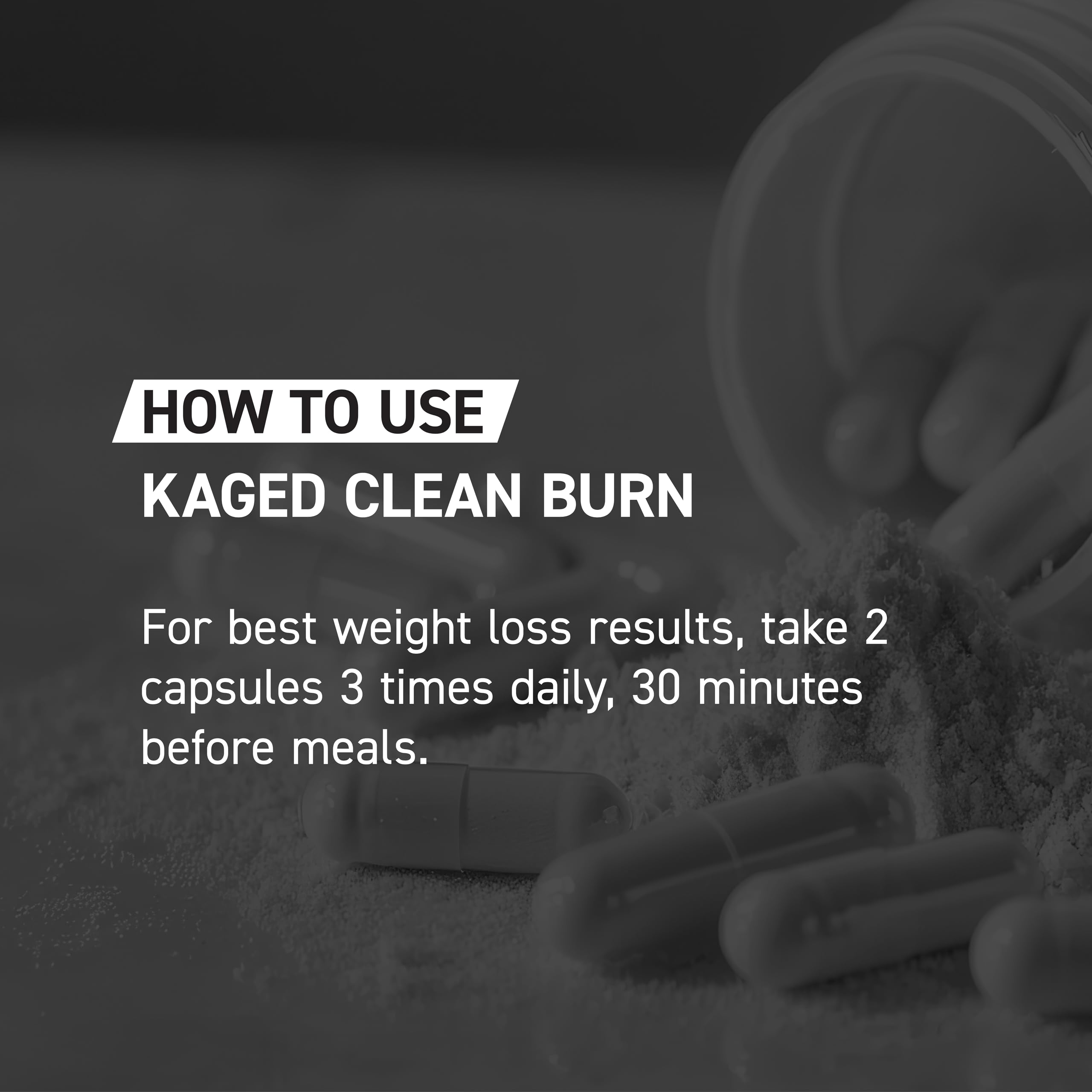 Kaged Clean Burn ingredientes clave (Capsimax, EGCG, Carnipure) en detalle