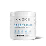 Kaged CreaClear envase frontal mostrando diseño y porciones, ideal para planificación