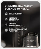 Kaged creatina disuelta en vaso lista para consumir tras entreno