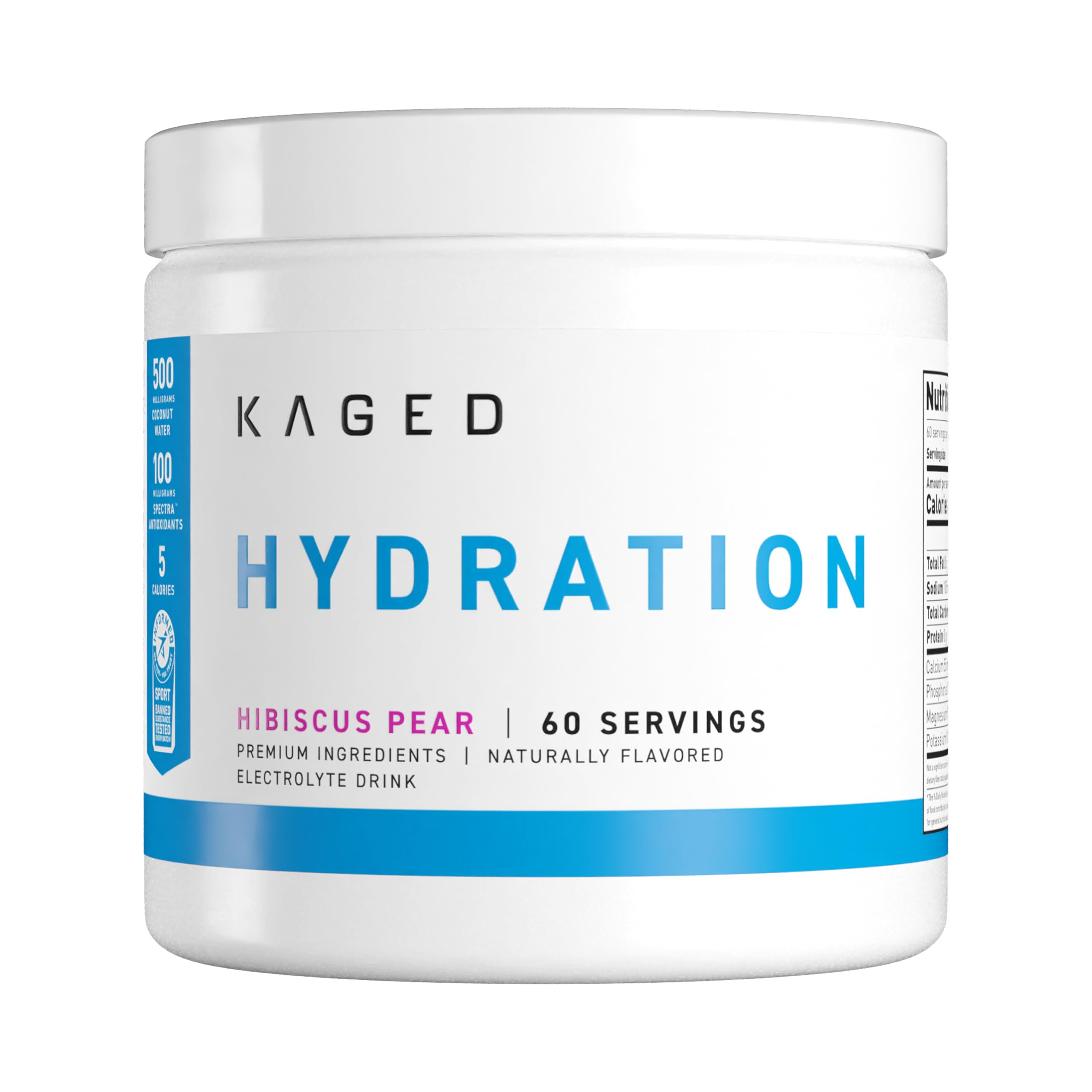 Kaged envase frontal mostrando la marca y beneficios claros